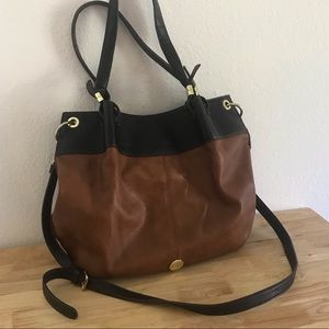 Nearly New Faux Leather Hobo Bag